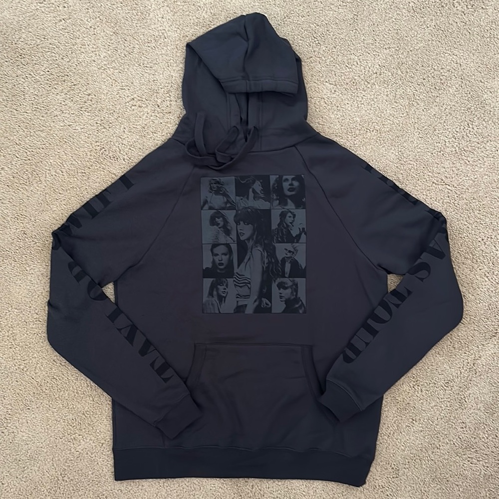 NEW Taylor Swift Eras Tour Black/Dark Grey Hoodie